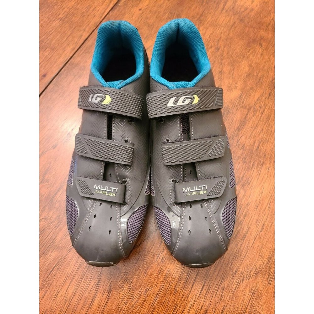 Louis Garneau Womens Multi-Airflex HRS-80 Cycling Shoes Size 43 US Sz 11.5 Gray